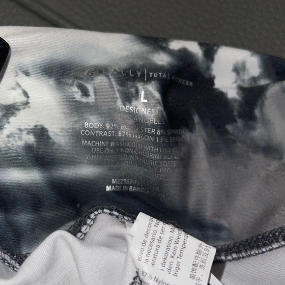 Bally’ Fitness leggings —- large - Picture 3 of 5